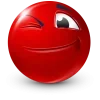 Стикер 3 Red Face Emoji