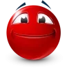 Стикер 57 Red Face Emoji
