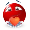 Стикер 61 Red Face Emoji