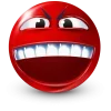 Стикер 34 Red Face Emoji