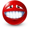 Стикер 8 Red Face Emoji