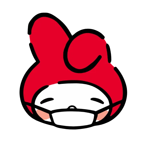 Стикер 17 HD Red Hood My Melody