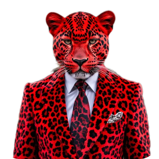 😏 Стикер «Red Leopard» для Telegram