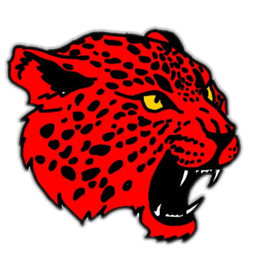 🐶 Стикер «Red Leopard» для Telegram
