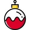 Стикер 48 RED New Year