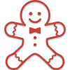 Стикер 32 RED New Year