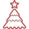 Стикер 34 RED New Year