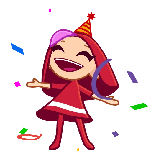 Стикер 9 Red Riding Hood
