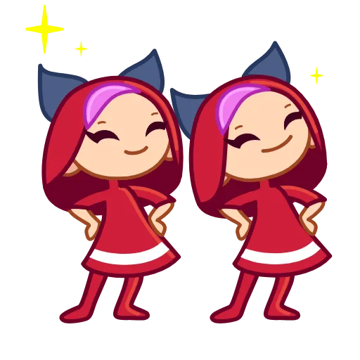 Стикер 8 Red Riding Hood