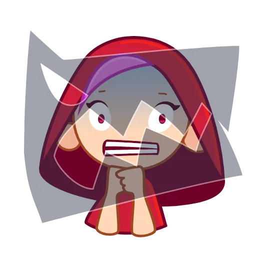 Стикер 4 Red Riding Hood