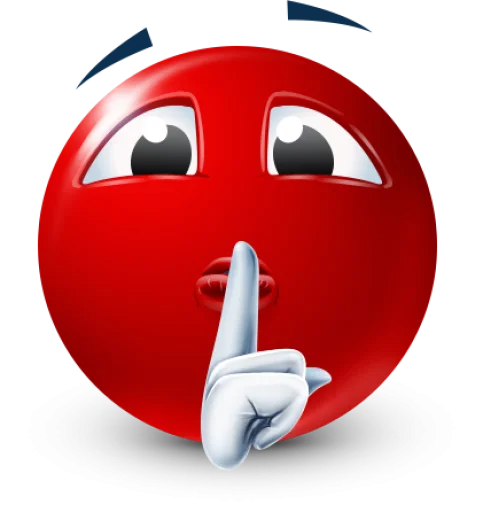 Стикер 53 Red Face Emoji