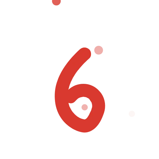 Стикер 7 font #animated #cyrillic #numbers #xmas