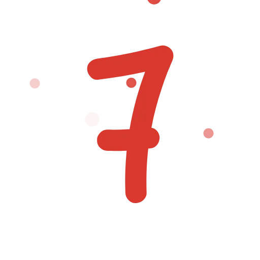 Стикер 8 font #animated #cyrillic #numbers #xmas