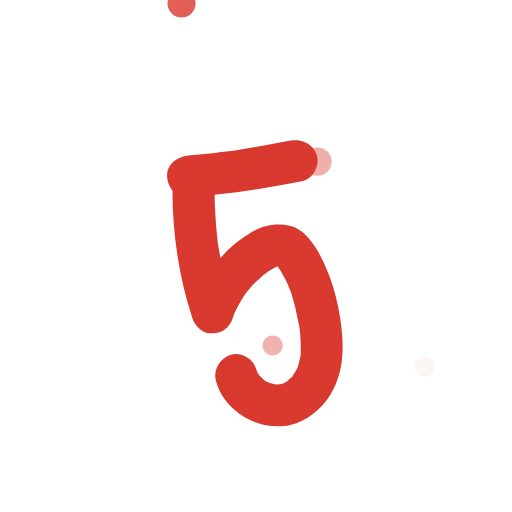 Стикер 6 font #animated #cyrillic #numbers #xmas