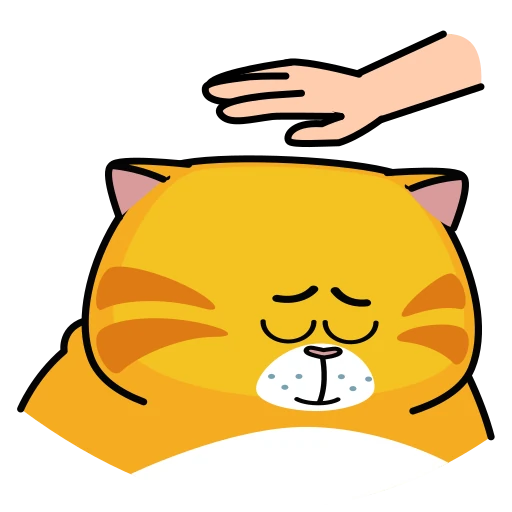 🤩 Стикер «Рыжий Кот» для Telegram