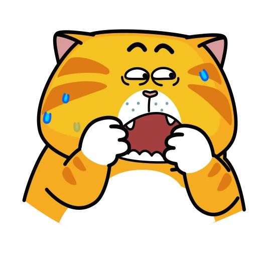 🤩 Стикер «Рыжий Кот» для Telegram