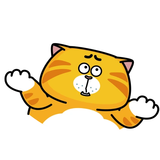 🤩 Стикер «Рыжий Кот» для Telegram