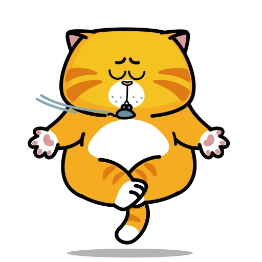 🤩 Стикер «Рыжий Кот» для Telegram