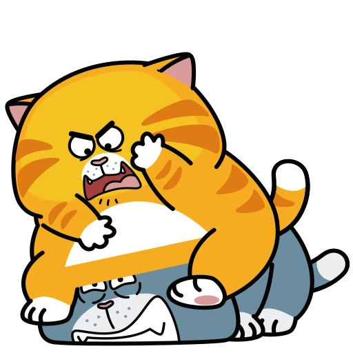 🤩 Стикер «Рыжий Кот» для Telegram