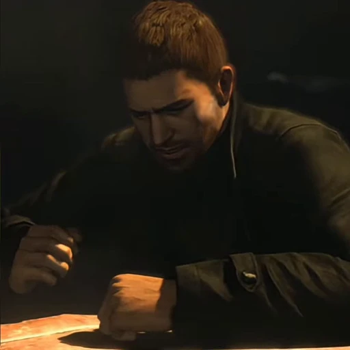 😞 Стикер «Chris Redfield» для Telegram