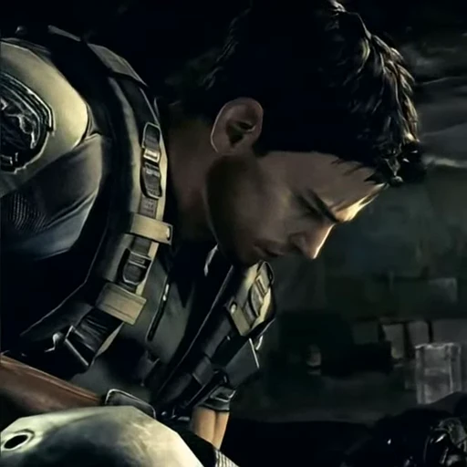 😔 Стикер «Chris Redfield» для Telegram
