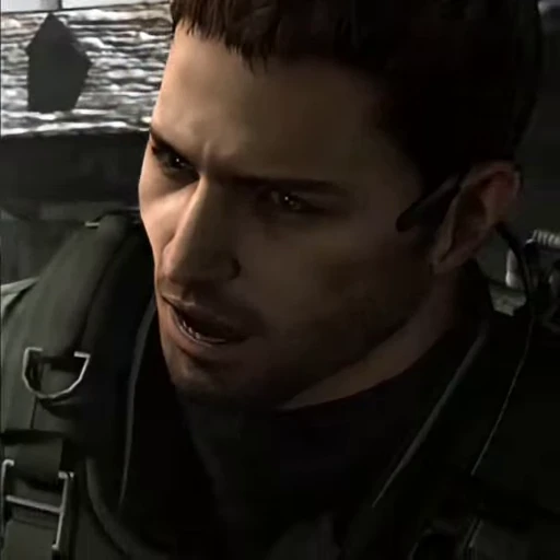😐 Стикер «Chris Redfield» для Telegram