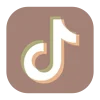 📱 Эмодзи «Буквы в оттенках коричнегого» для Telegram