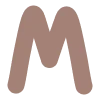 🟤 Эмодзи «Буквы в оттенках коричнегого» для Telegram