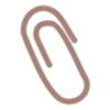 📎 Эмодзи «Буквы в оттенках коричнегого» для Telegram