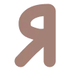 🟤 Эмодзи «Буквы в оттенках коричнегого» для Telegram