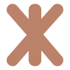 🟤 Эмодзи «Буквы в оттенках коричнегого» для Telegram