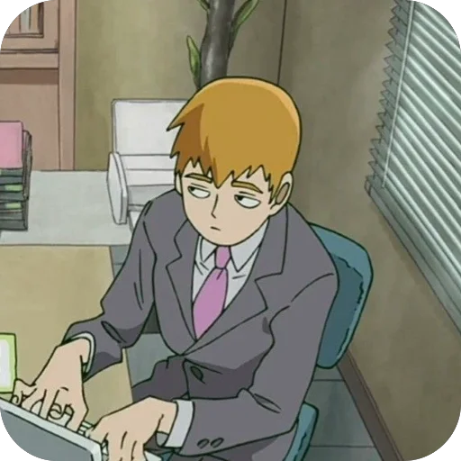 😶 Стикер «Reigen Arataka» для Telegram
