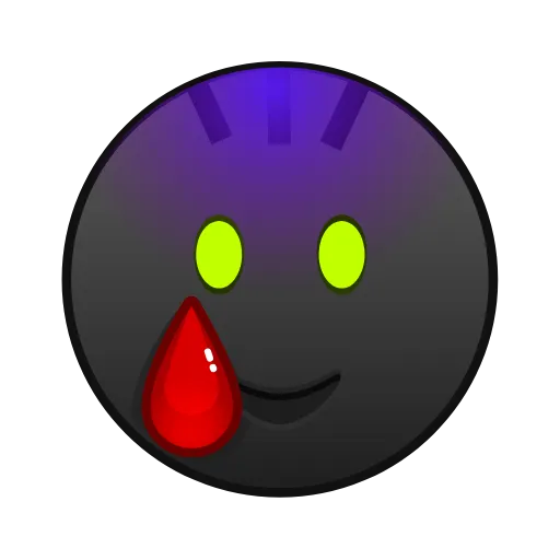 Стикер 8 Night Emoji
