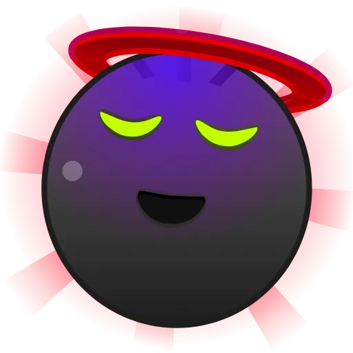Стикер 18 Night Emoji