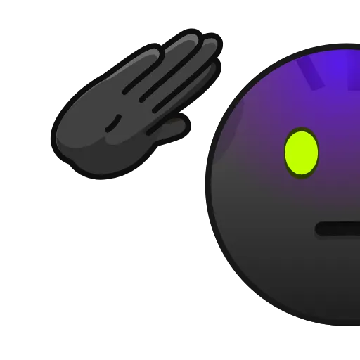 Стикер 20 Night Emoji