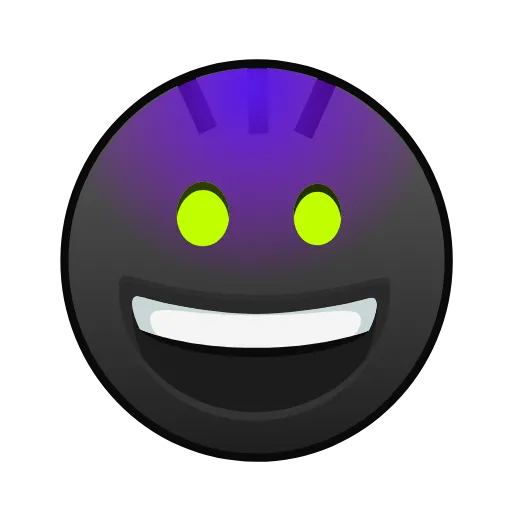 Стикер 6 Night Emoji