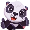 Стикер 46 Реншу панда - Renshu the panda emoji