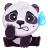 Стикер 61 Реншу панда - Renshu the panda emoji