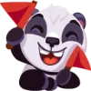 Стикер 55 Реншу панда - Renshu the panda emoji