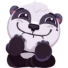 Стикер 52 Реншу панда - Renshu the panda emoji