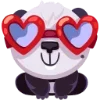 Стикер 7 Реншу панда - Renshu the panda emoji