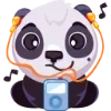 Стикер 39 Реншу панда - Renshu the panda emoji