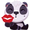 Стикер 8 Реншу панда - Renshu the panda emoji