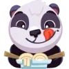 Стикер 34 Реншу панда - Renshu the panda emoji