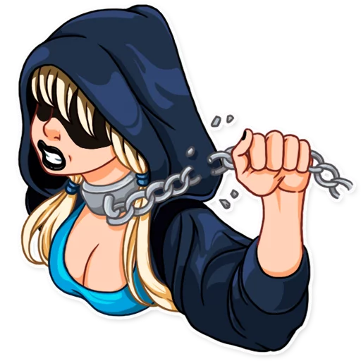 Стикер 3 Resistance Girl