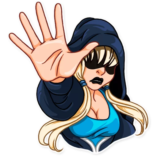 Стикер 9 Resistance Girl