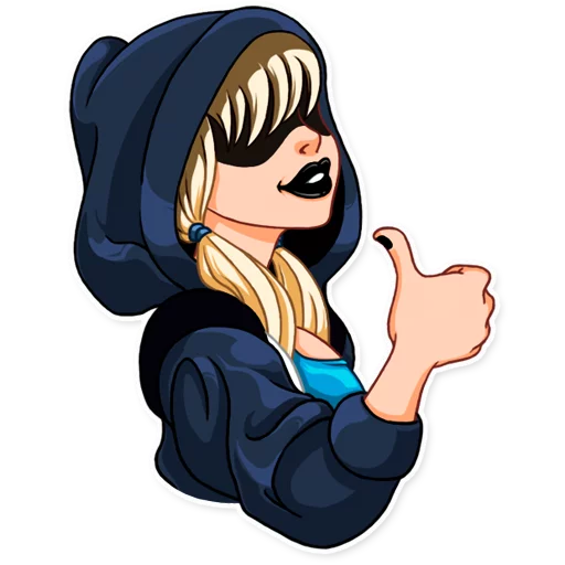 Стикер 5 Resistance Girl