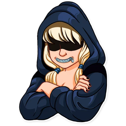 Стикер 20 Resistance Girl