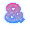 ⭐️ Эмодзи «Фиолетово - синие буквы» для Telegram