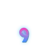 ⭐️ Эмодзи «Фиолетово - синие буквы» для Telegram